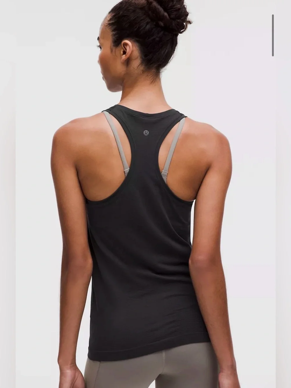 Lululemon Tank Top Womens Sz 12 Black Swiftly Tech 2.0 Racerback